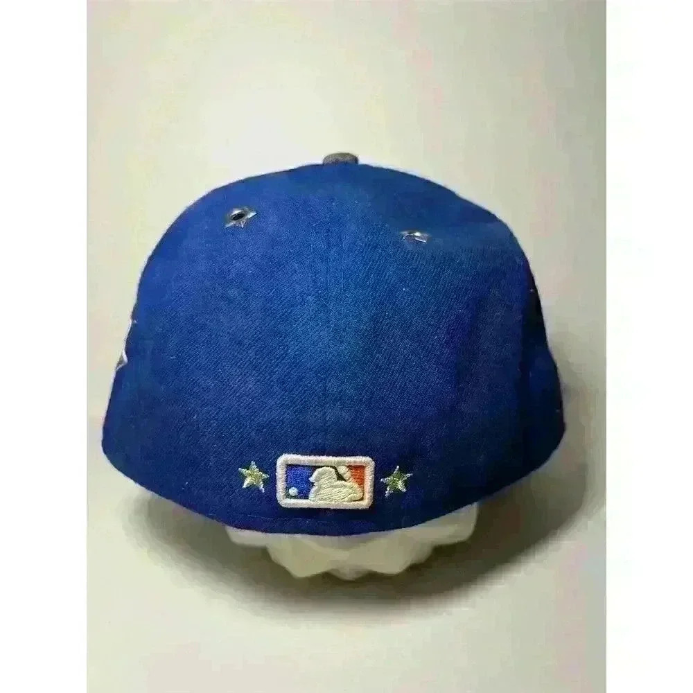 New Era New York Mets 59FIFTY Fitted Hat Blue Size 6 7/8 MLB - Picture 3 of 13